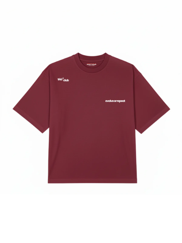 BASIC T-SHIRT IN CARMINEMAROON [UNISEX]