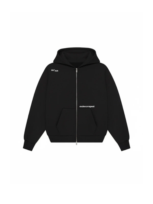 BASIC BLACK ZIPPER [UNISEX]