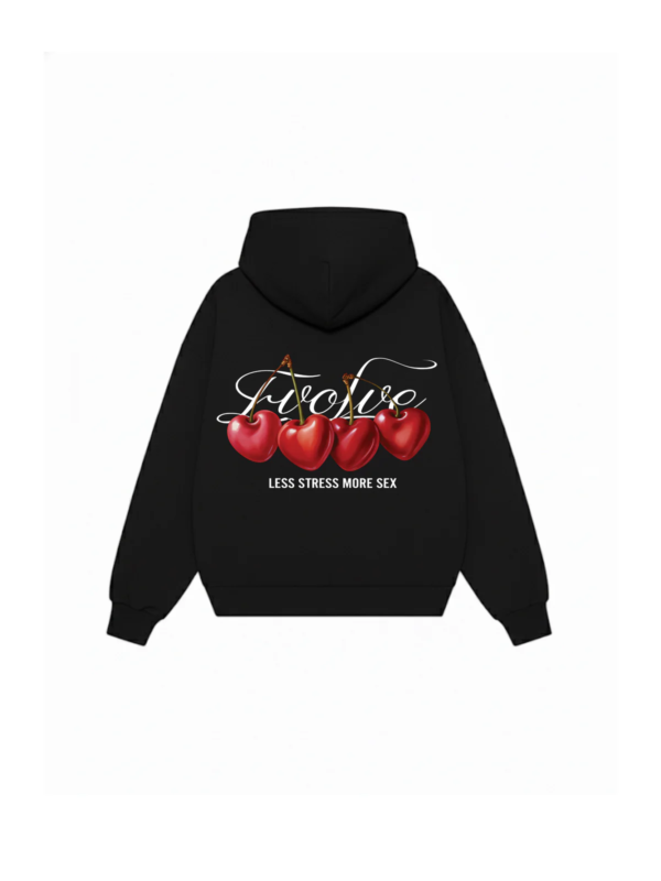 CHERRY ZIPPED HOODIE IN DAHILA [UNISEX]