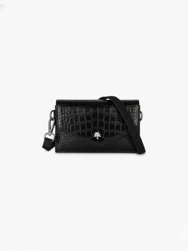PALM CROSSBODY CROC LEATHER BAG