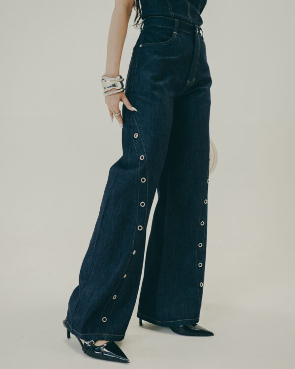 Deep Indigo Rivet Pants