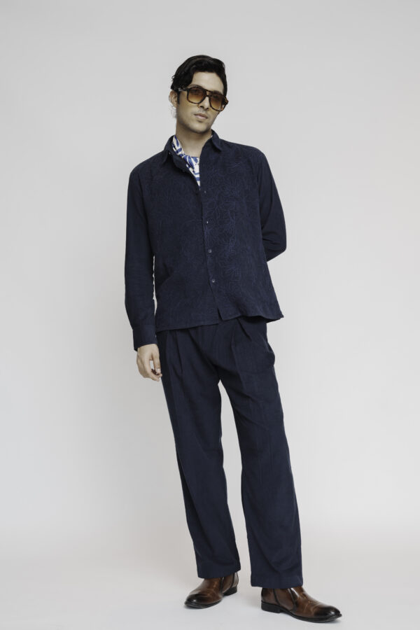 Midnight Blue Corduroy Pants